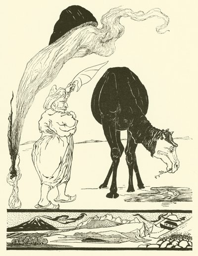 De Djinn verantwoordelijk voor alle woestijnen door Joseph Rudyard (after) Kipling