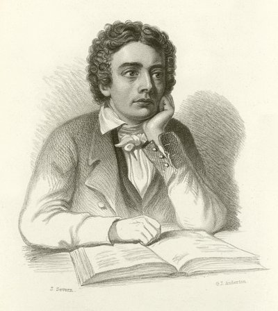 John Keats door Joseph Severn