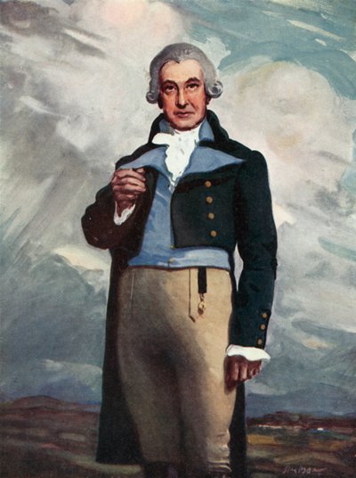 James Watt, 1736-1819 door Joseph Simpson