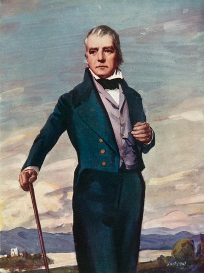 Sir Walter Scott door Joseph Simpson