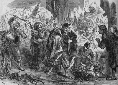 Plundering van het Keizerlijk Paleis, c1880 door Joseph Swain