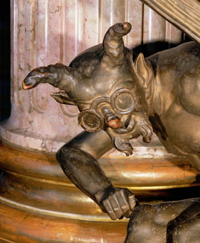 Een duivel met een bril door Joseph Thaddaeus Stammel