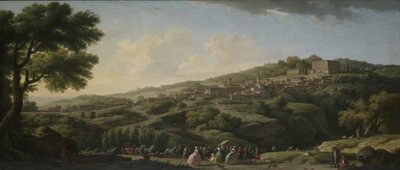 Villa in Caprarola door Joseph Vernet