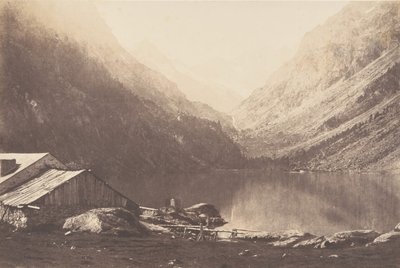 Lac de Gaube, Cauterets, 1853 door Joseph Vigier