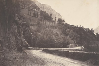 Route de Pierrefitte à Luz St Sauveur, 1853 door Joseph Vigier