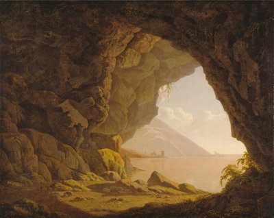 Grot, bij Napels door Joseph Wright of Derby
