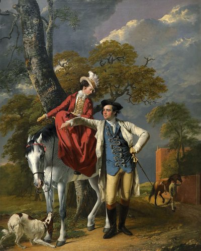 De heer en mevrouw Thomas Coltman, ca. 1770-72 door Joseph Wright of Derby