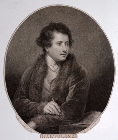 Francesco Bartolozzi, Italiaanse graveur door Joshua (after) Reynolds