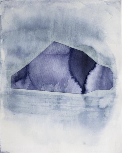 Abstracte blauwe geometrie door Joshua Hoskins