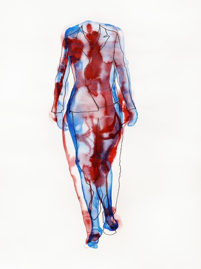 Dynamische zakenvrouw door Joshua Hoskins
