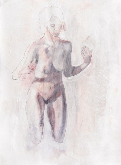 Etherisch naaktfiguur door Joshua Hoskins