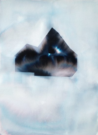 Mysterieus blauw silhouet door Joshua Hoskins
