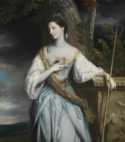 Anne Dashwood, later gravin van Galloway door Joshua Reynolds