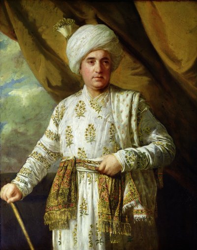 Kapitein John Foote van de Hon. East India Company door Joshua Reynolds