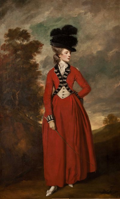 Lady Worsley door Joshua Reynolds