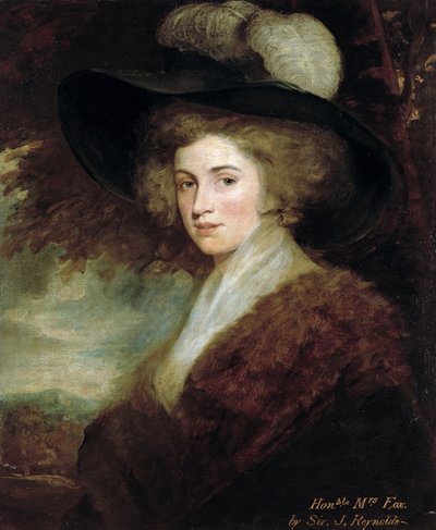 Portret van Mevrouw Charles James Fox, 1784-9 door Joshua Reynolds