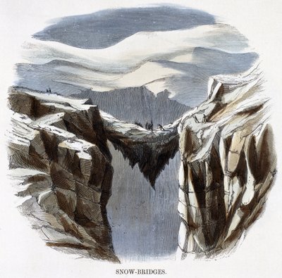 Sneeuwbruggen, uit Verschijnselen van de Natuur, 1849 door Josiah Wood Whymper