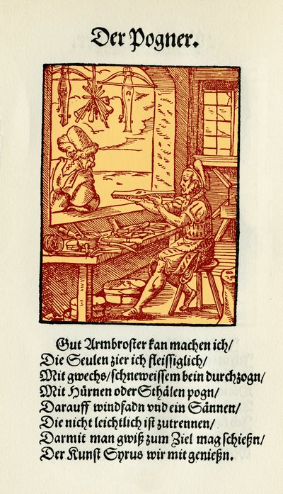Boogmaker door Jost Amman