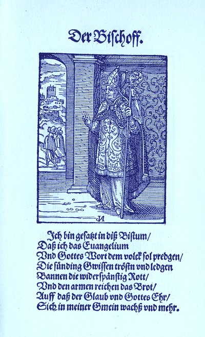 De Bisschop door Jost Amman
