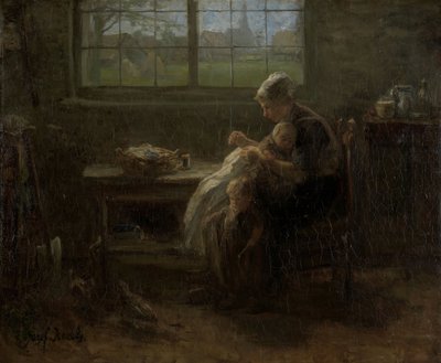  door Jozef (1824-1911) Israels