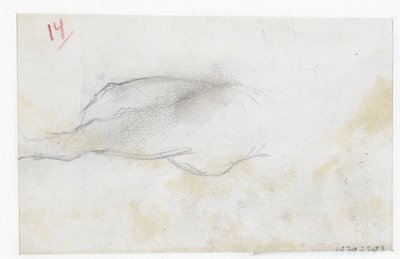 Schets van een landschap door Jozef Israëls