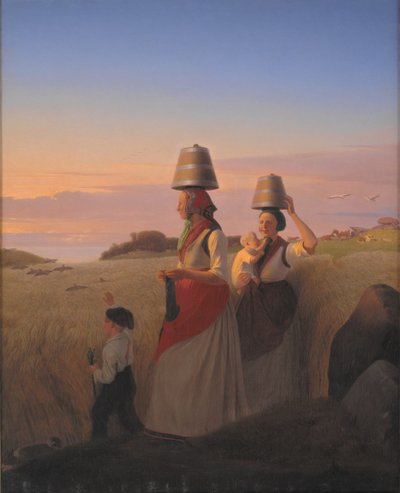 Plattelandstafereel door Jørgen V. Sonne