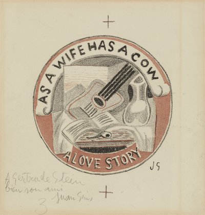 Zoals een vrouw een koe heeft; Een liefdesverhaal door Juan Gris