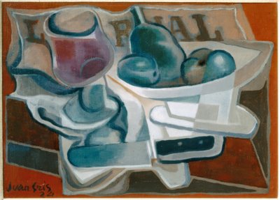 Kom en glas door Juan Gris