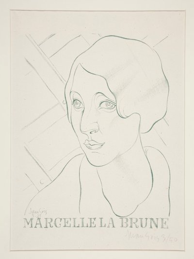 Marcelle la Brune door Juan Gris