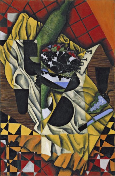 Druiven en Wijn door Juan Gris