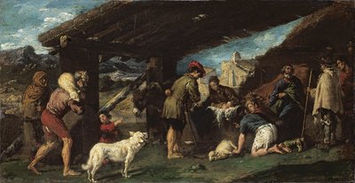 Engels:  De aanbidding van de herders door Juan Ribalta