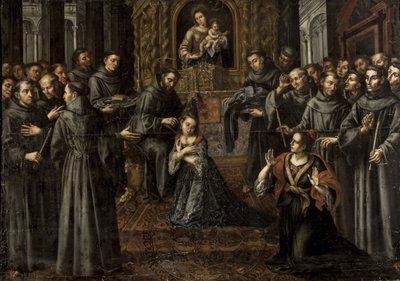 Barok: De professie van Sint Clara door Juan Ruiz Soriano