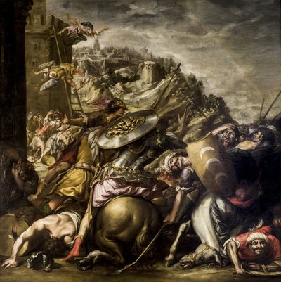 De nederlaag van de Saracenen door Juan de Valdes Leal