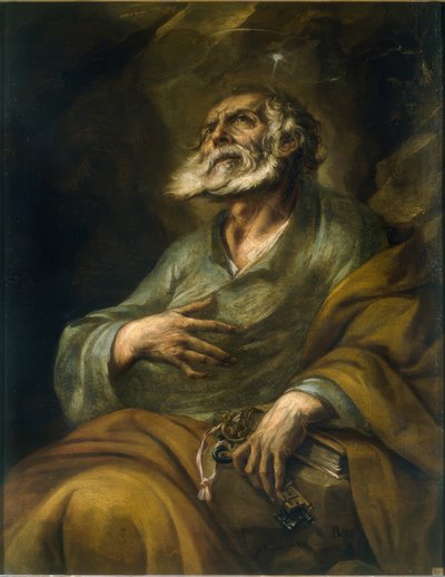Der reuige Petrus door Juan de Valdes Leal