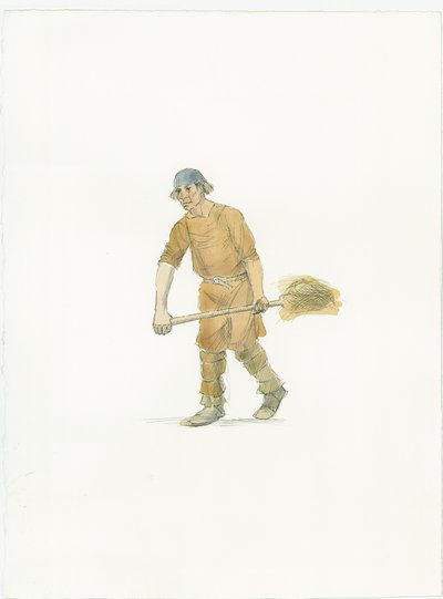 Saksische boer, ca. 1066 2015 door Judith Dobie