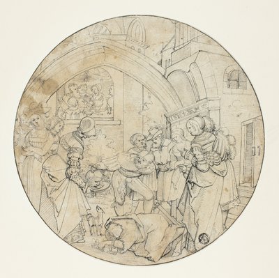 Onthoofding van Johannes de Doper door Jörg Breu the Elder