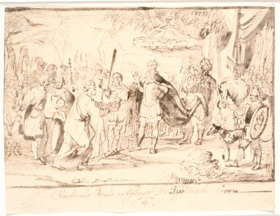 Christian I wordt gehuldigd als koning van Zweden, mei 1458 door Jürgen Ovens