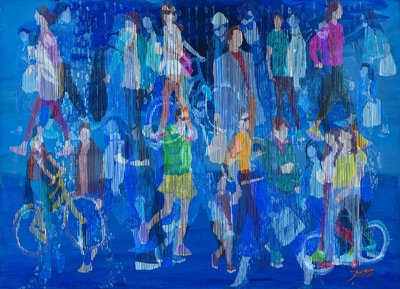 Digitale stadsstroom door Jukyong Park