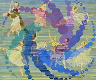 Sierlijke balletdansers door Jukyong Park