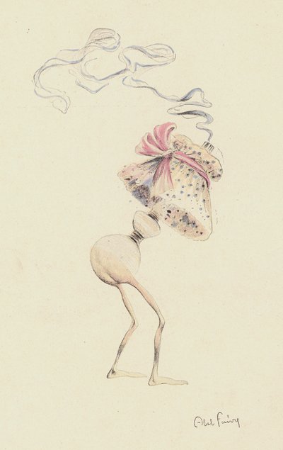 Figuur, mogelijk een parfumflesje door Jules Abel Faivre