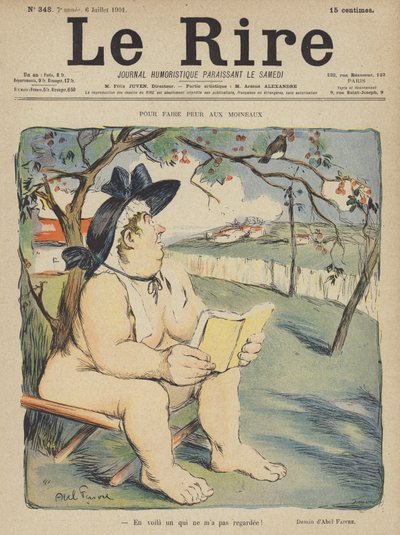 Illustratie voor Le Rire door Jules Abel Faivre