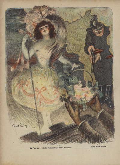 Illustratie voor Le Rire door Jules Abel Faivre
