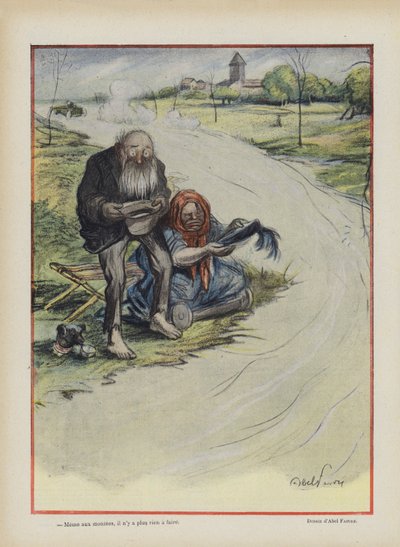 Illustratie voor Le Rire door Jules Abel Faivre