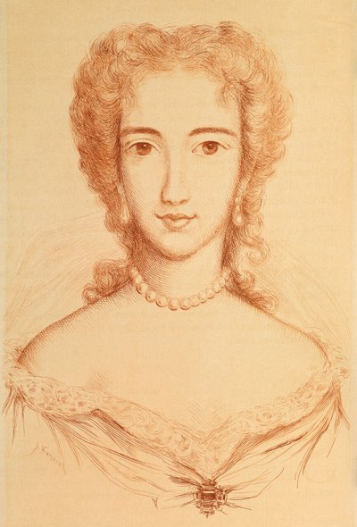 Portret van Armande Bejart door Jules Armand Hanriot