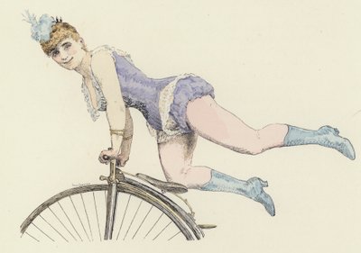 Fietsartiest door Jules Arsene Garnier
