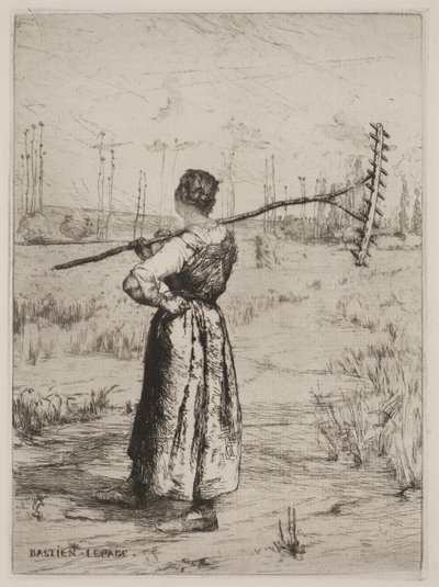 Terugkeer van de velden door Jules Bastien Lepage