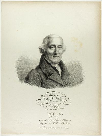 Portret van Nicolas Deyeux door Jules Boilly