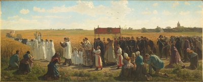 De zegening van het graan in Artois door Jules Breton