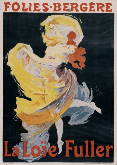 Loïe Fuller Poster door Jules Cheret