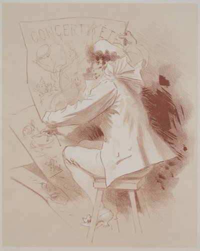 Zomerconcert, c. 1895-1900 door Jules Cheret